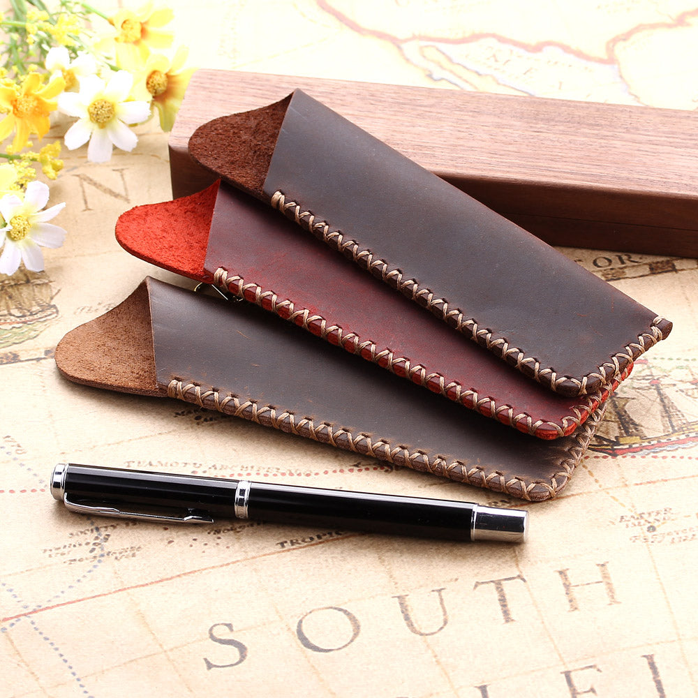 Leather Pen Pouch Holder