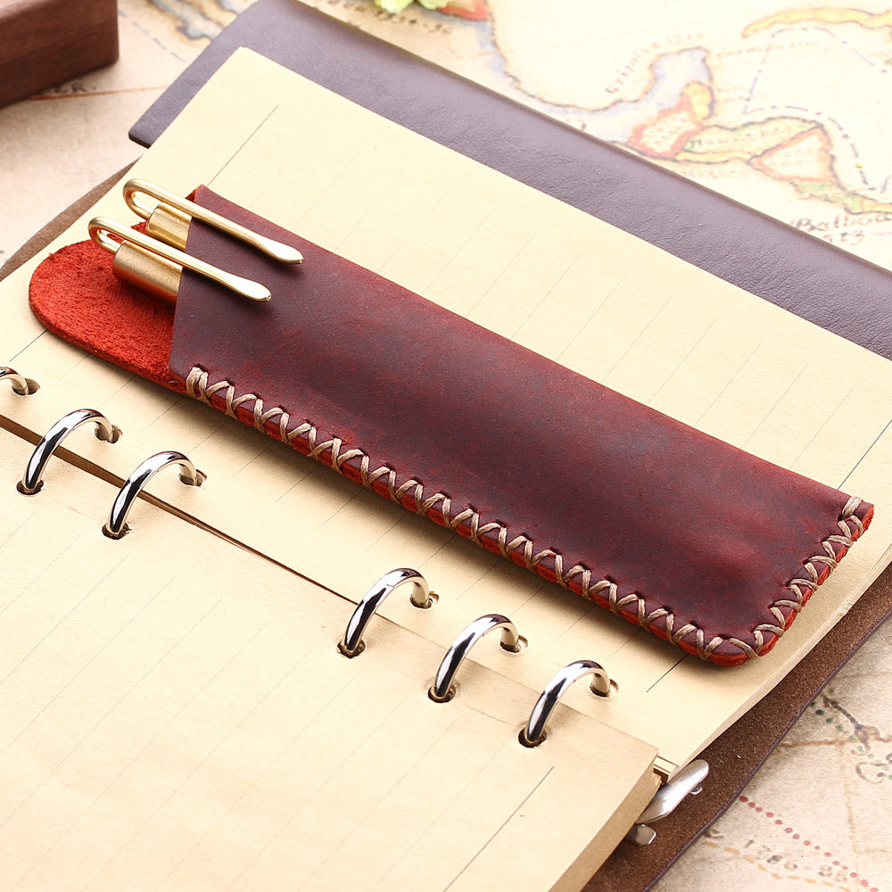 Leather Pen Pouch Holder