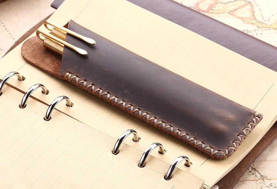Leather Pen Pouch Holder