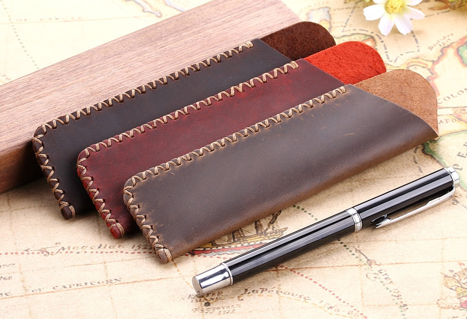 Leather Pen Pouch Holder