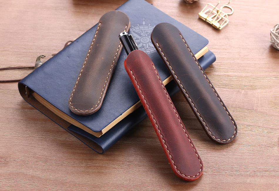 Handmade leather Pencil case