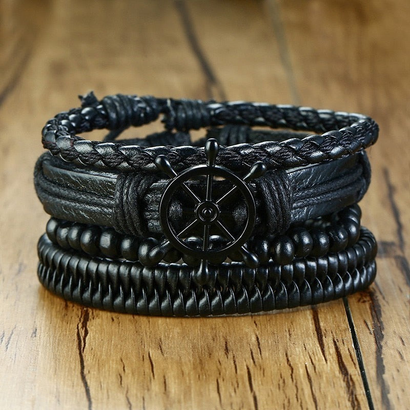 Cool leather braclets for men