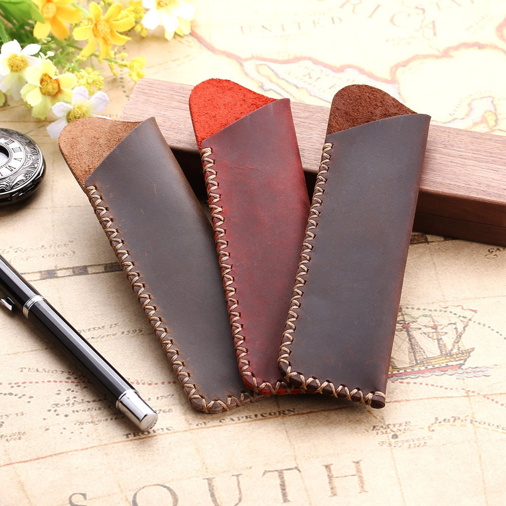 Leather Pen Pouch Holder